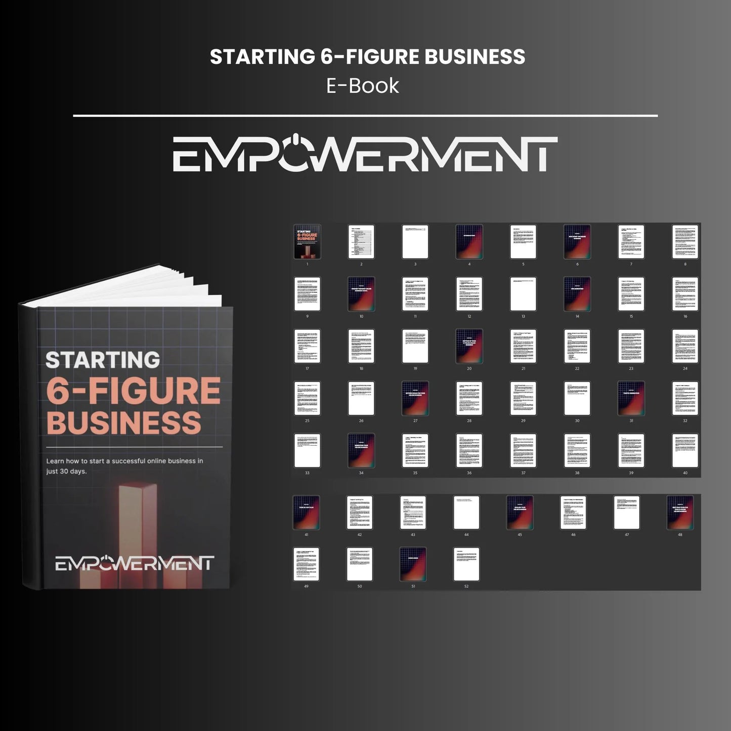 Starting 6-Figure Business E-Book